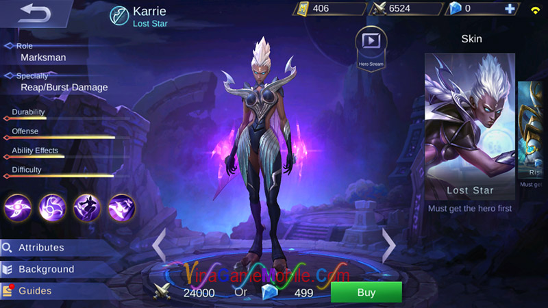 Karrie Mobile Legends