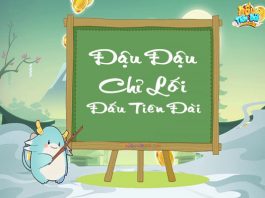 Đậu đậu chỉ lối dtd