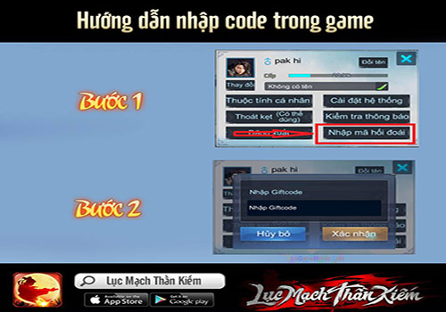 Cách nhập Code LMTK