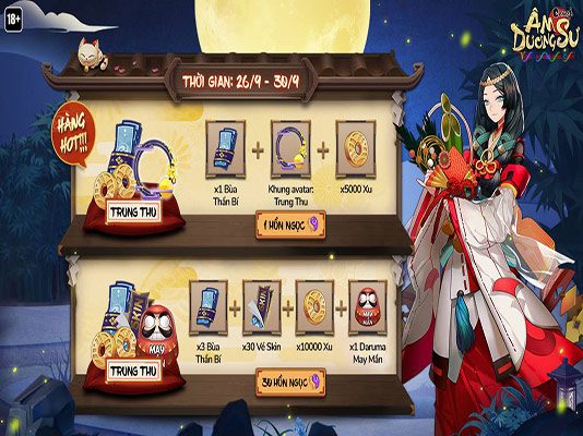 Gói Quà Trung Thu ADS Gói quà Trung Thu Âm Dương Sư