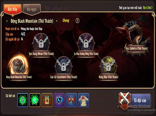 Hang Rồng Dragon Nest Mobile