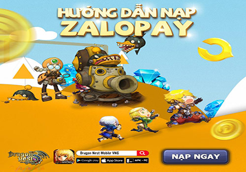 Thanh toán nạp thẻ DNM qua Zalopay