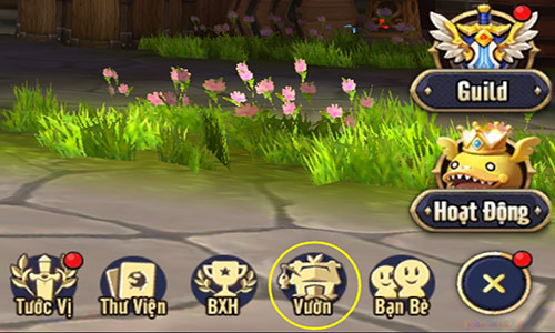 Vườn nhà Dragon Nest Mobile