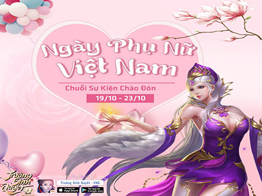 Event ngày phụ nữ Việt Nam Trường Sinh Quyết