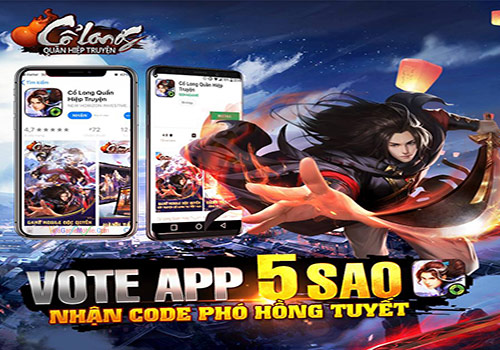 Event vote app 5 sao nhận quà CLQH