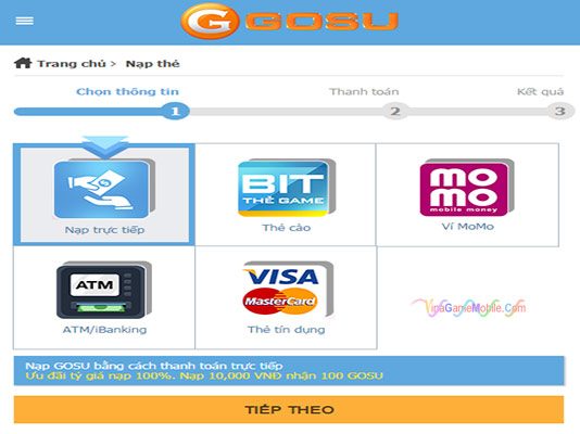 Nạp Thẻ MT Tam Quốc Nạp thẻ MT Tam Quốc