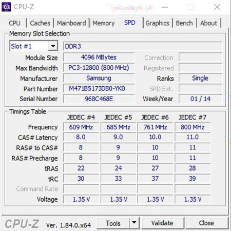 Tải CPU Z 32 bit 64 bit Portable 06