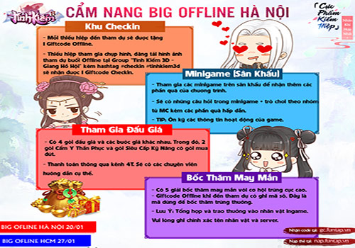 Event Big Offline Tình Kiếm 3D tại Hà Nội 01