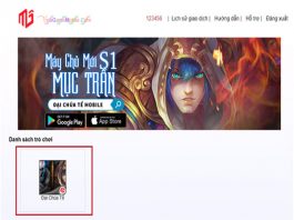 Nạp thẻ Đại Chúa Tể Mobile