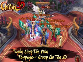 Tuyển Cộng Tác Viên Fanpage, Group Chí Tôn 3D Tuyển CTV Fanpage Group Chí Tôn 3D
