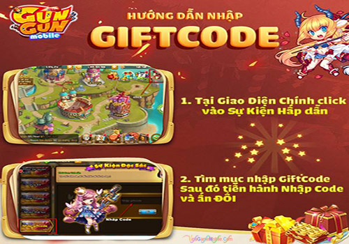 Hướng dẫn cách nhập Code Gun Gun mobile