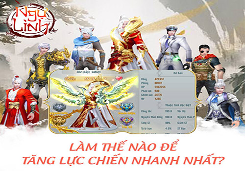 Hướng dẫn tăng lực chiến Ngự Linh Mobile