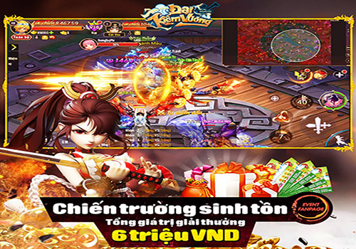 Event chiến trường sinh tồn Đại Kiếm Vương Mobile