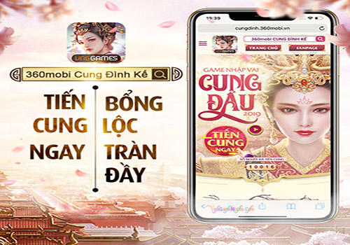 Hướng dẫn nhận GiftCode 360mobi Cung Đình Kế 01