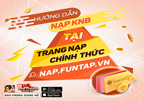 Hướng dẫn nạp thẻ Đao Phong Giang Hồ 01