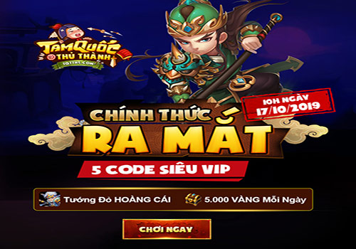 Hướng dẫn nhận GiftCode Tam Quốc Thủ Thành H5 01