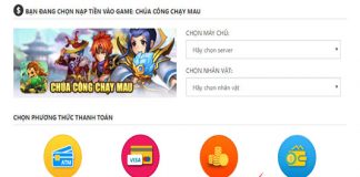 Nạp thẻ Chúa Công Chạy Mau