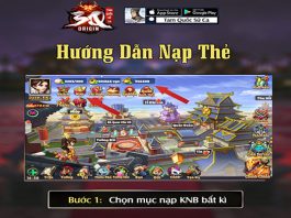 Nạp Thẻ Tam Quốc Sử Ca Nạp thẻ Tam Quốc Sử Ca