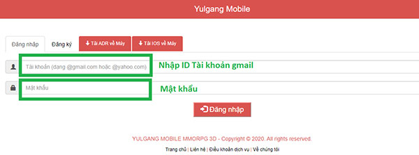 Hướng dẫn nạp thẻ Yulgang Mobile 02