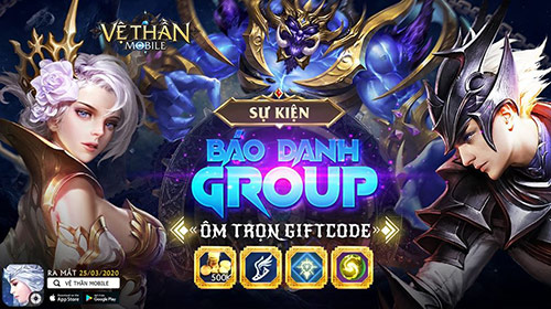 Hướng dẫn nhận GiftCode Vệ Thần Mobile 02