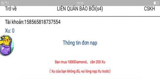 Nạp thẻ Liên Quân Bảo Bối