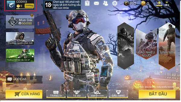 Cách lấy UID, Open ID Call Of Duty Mobile 01