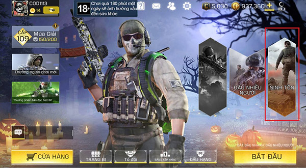 Hướng dẫn chơi Call of Duty Mobile 01