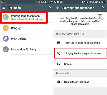 Hướng dẫn nạp thẻ Kiếm Linh Mobile 09