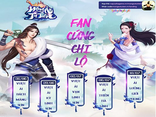 GiftCode Mộng Ảo Tu Tiên GiftCode Mộng Ảo Tu Tiên