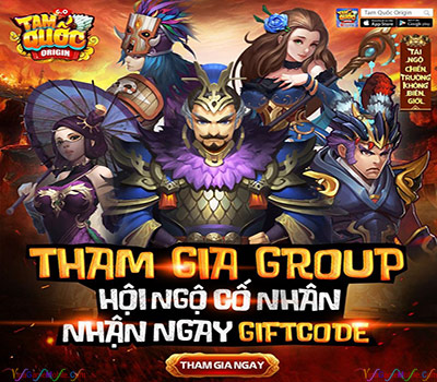 Hướng dẫn nhận GiftCode Tam Quốc Origin 04