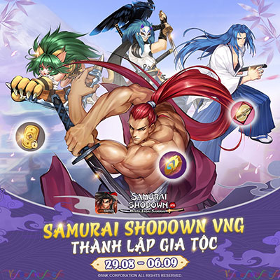 Hướng dẫn nhận GiftCode Samurai Shodown VNG 03