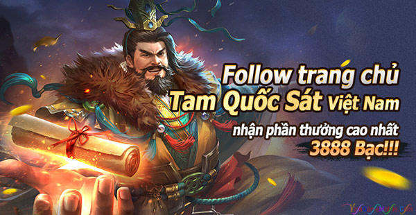 Hướng dẫn nhận GiftCode Tam Quốc Sát 01