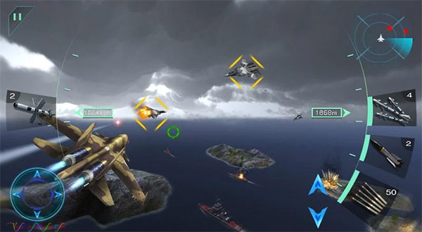 Tải game bắn máy bay cho điện thoại Android, iOS, APK 04