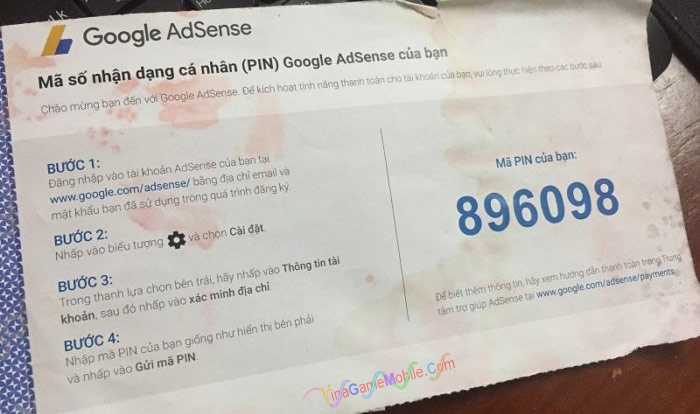 Mã PIN Google Adsense là gì?