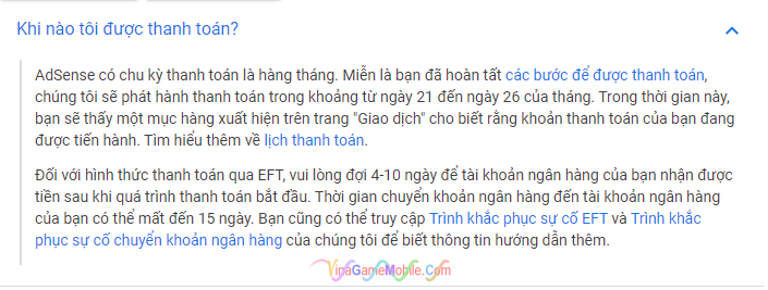 Phí nhận tiền Google Adsense tại các ngân hàng 01