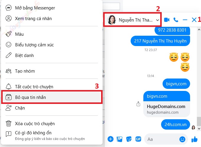 Cách chặn tin nhắn người lạ trên Facebook 01