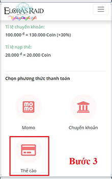 Nạp thẻ Triệu Hồi Sư Mobile 03