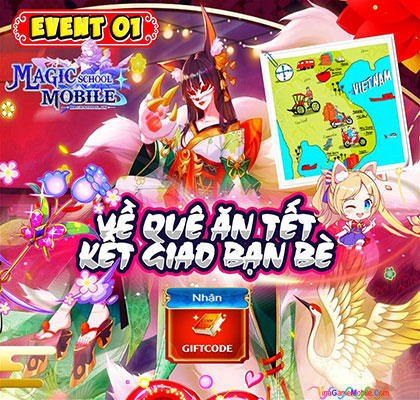 Hướng dẫn nhận GiftCode Magic School Mobile 03