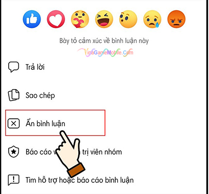 Cách ẩn bình luận trên Facebook 04