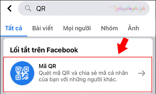 Cách tạo mã QR Facebook 02