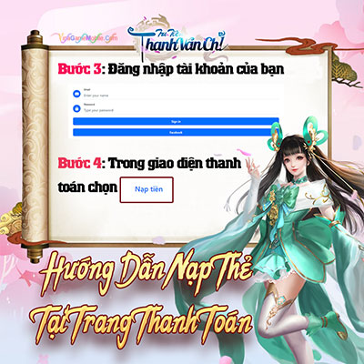 Hướng dẫn nạp thẻ Tru Tiên Thanh Vân Chí 02