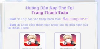 Nạp thẻ Ngôi Sao Lấp Lánh