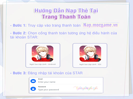Nạp Thẻ Ngôi Sao Lấp Lánh Nạp thẻ Ngôi Sao Lấp Lánh