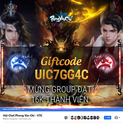 Hướng dẫn nhận GiftCode Phong Vân Chí VTC 04