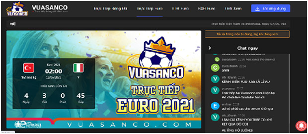 Link xem bóng đá trực tuyến mới nhất tại Vuasanco 01