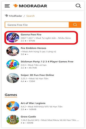Tải Free Fire Mod APK mới nhất cho Android, iOS 03