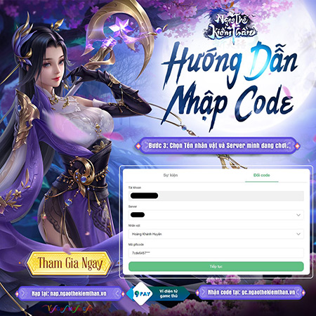 Hướng dận nhập Code Ngạo Thế Kiếm Thần 02