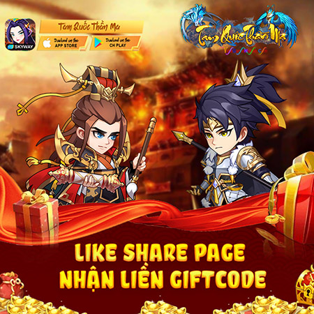 Hướng dẫn nhận Code, GiftCode Tam Quốc Thần Ma 01