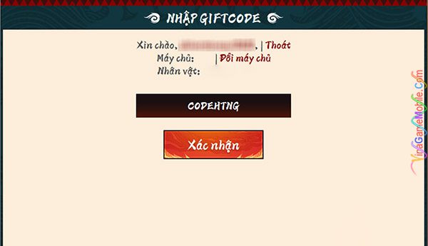 Nhập code Huyền Thoại Nhẫn Giả 03