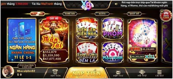 X8 Club - Đẳng cấp của cổng game đứng đầu Châu Á 1